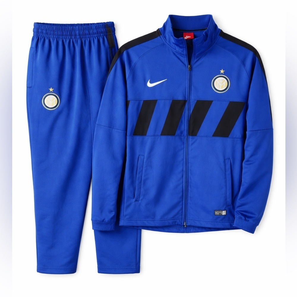 Nike Inter Milan 2019/20 Anthem Track Suit Set Blue Black Men’s Small Soccer
